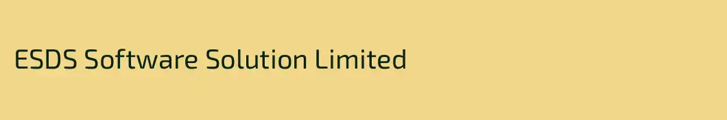 ESDS Software Solution Limited